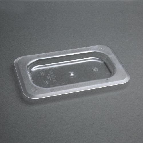 Vogue Clear Polycarbonate Lid - GN 1/9