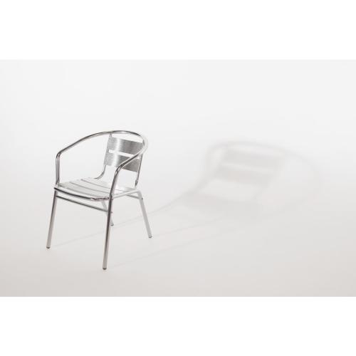 Bolero Arm Chair Alu. - 530x580x735mm (Pack 4)