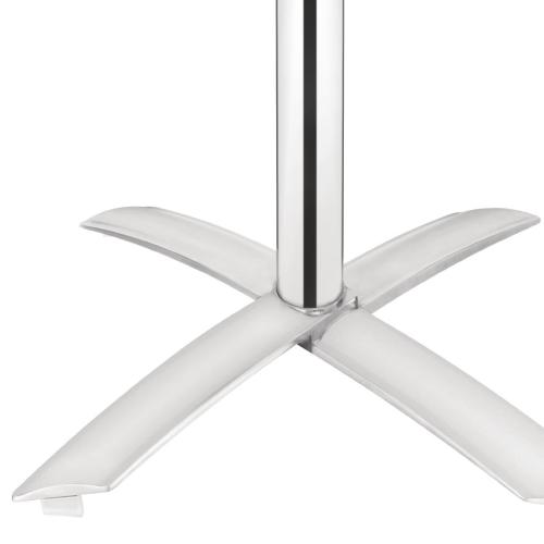 Bolero Round Pedestal Bistro Table Ash Flip Top - 600mm