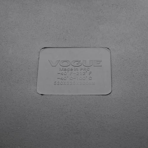 Vogue Black Polycarbonate - GN 1/1 200mm