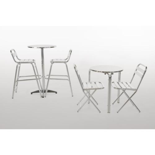 Bolero Poseur Table St/St - 60cm