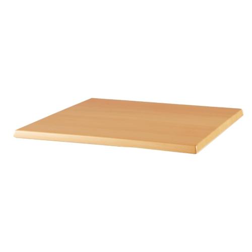 Werzalit Square Table Top Planked Beech 019 - 700mm