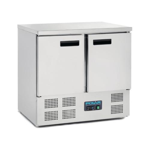 Polar G-Series Double Door Counter Fridge - 240Ltr