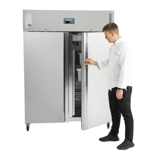 Polar U-Series Upright Double Door Freezer - 1300Ltr
