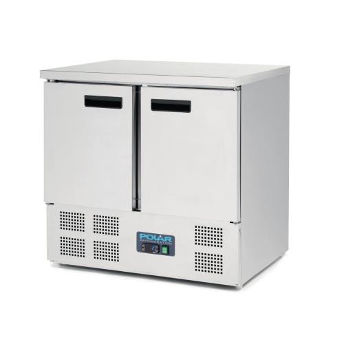 Polar G-Series Double Door Counter Fridge - 240Ltr