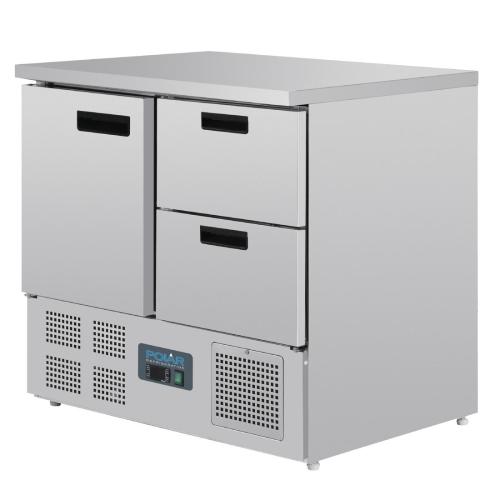 Polar G-Series 2 Drawer Counter Fridge 240Ltr