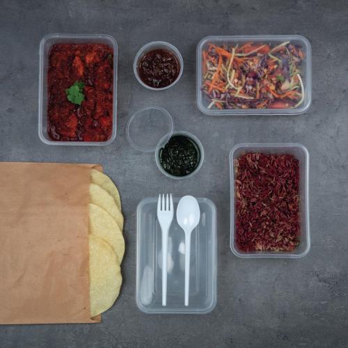 Fiesta Lightweight Plastic Dessert Spoon White (Pack 100)