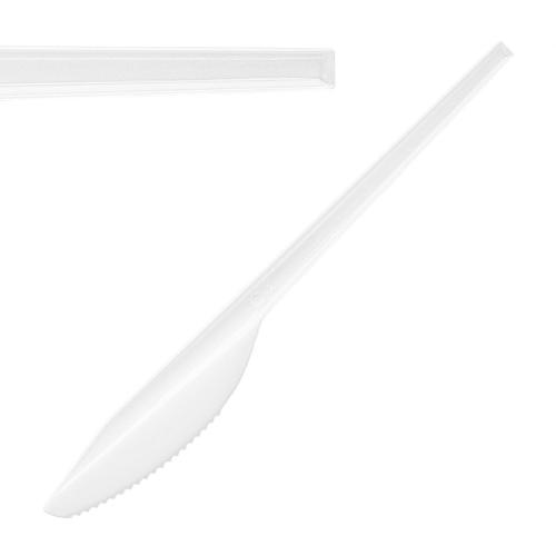 Fiesta Lightweight Plastic Knife White (Pack 100)