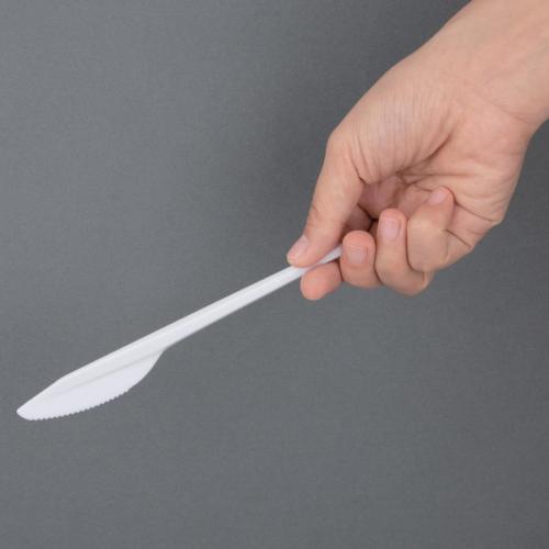 Fiesta Lightweight Plastic Knife White (Pack 100)