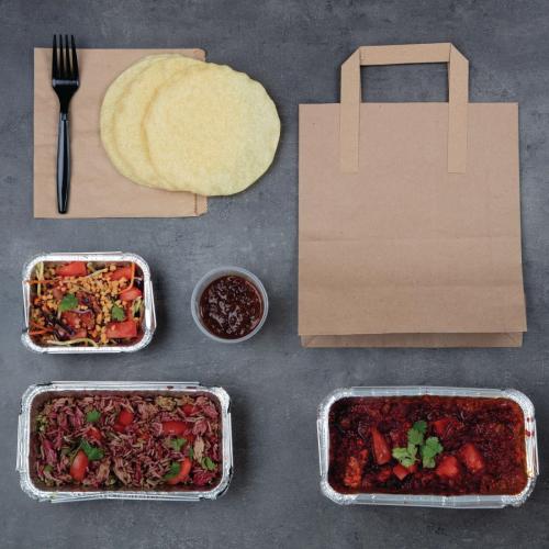 Fiesta Heavyweight Plastic Fork Black (Pack 100)