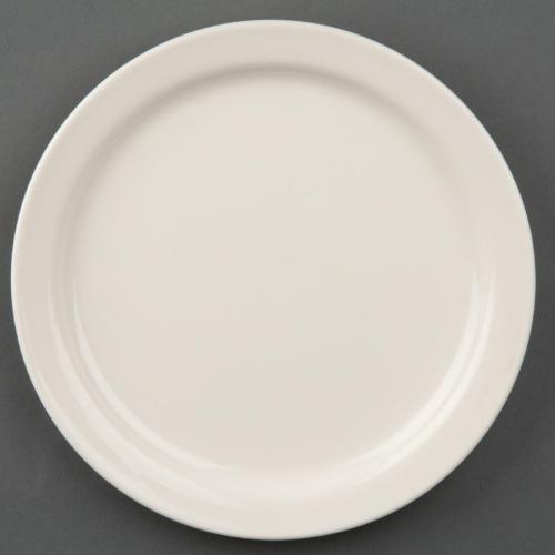 Olympia Ivory Narrow Rim Plate - 150mm 6" (Box 12)