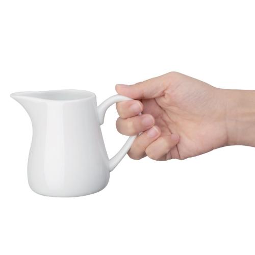 Olympia Whiteware Jug - 212ml 7 1/10fl oz (Box 6)