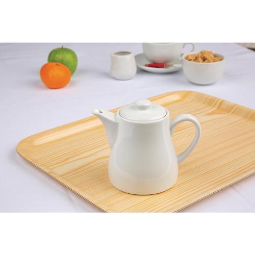 Olympia Whiteware Tea Pot - 483ml 16 3/10fl oz (Box 4)