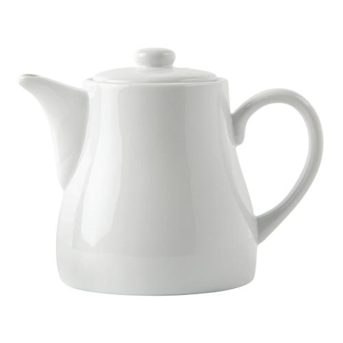 Olympia Whiteware Tea Pot - 795ml 26 4/5fl oz (Box 4)