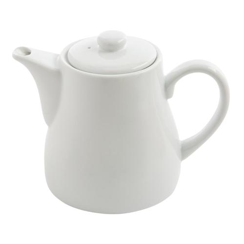 Olympia Whiteware Tea Pot - 795ml 26 4/5fl oz (Box 4)