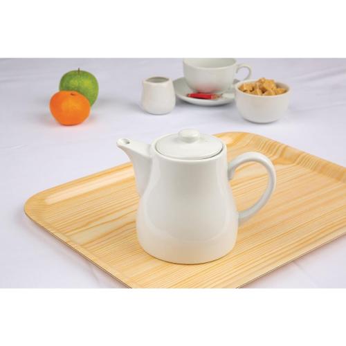 Olympia Whiteware Tea Pot - 795ml 26 4/5fl oz (Box 4)