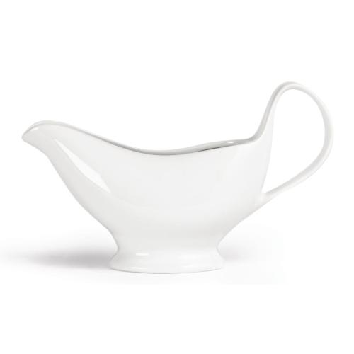 Olympia Whiteware Gravy Boat - 340ml 11 1/2fl oz (Box 6)