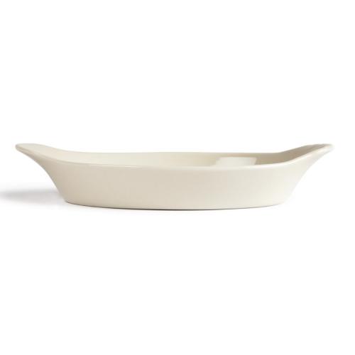 Olympia Ivory Oval Eared Dish - 140x260mm 5 1/2x10 1/4" (Box 6)