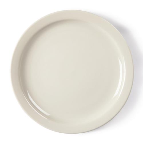 Olympia Ivory Narrow Rim Plate - 230mm 9" (Box 12)