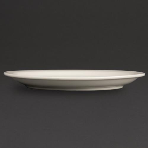 Olympia Ivory Narrow Rim Plate - 255mm 10" (Box 12)
