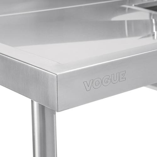 Vogue Single Bowl Sink R/H Drainer - 1200mm