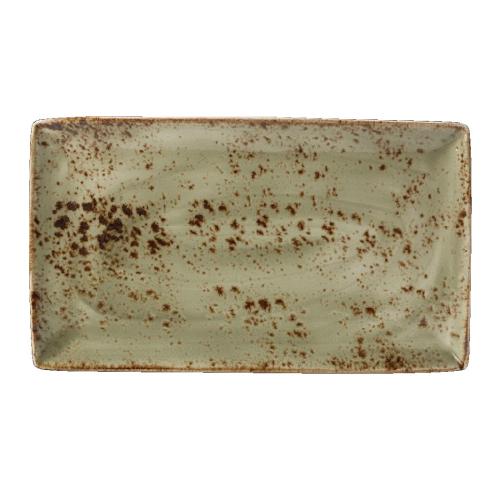 Steelite Craft Green Rectangular Three - 33x19cm 12.5x7 1/2" (Box 6) (B2B)