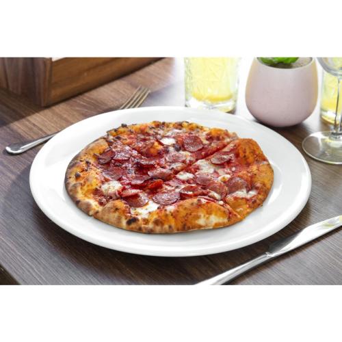 Simplicity White Pizza Plate - 315mm 12 1/2" (Box 6)