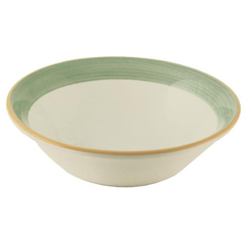 Rio Green Oatmeal Bowl - 165mm 6 1/2" (Box 36) (B2B)