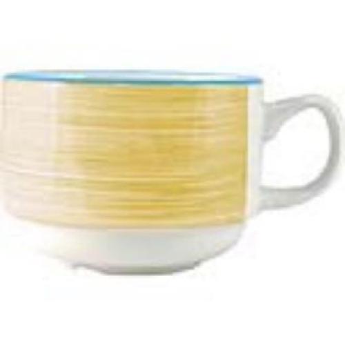 Rio Yellow Slimline Stacking Cup 20.0cl 7oz (Box 36) (B2B)