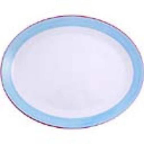 Rio Blue Coupe Oval Dish 20.25cm 8" (Box 24) (Direct)