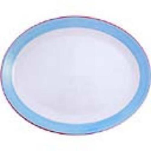 Rio Blue Coupe Oval Dish 30.5cm 12" (Box 12) (Direct)