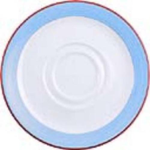 Rio Blue Large Stand/Saucer Double Well - 145mm 5 3/4" (Box 36) (B2B)