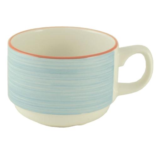 Rio Blue Slimline Stacking Cup 20.0cl 7oz (Box 36) (B2B)