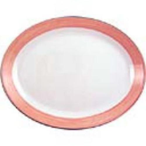 Rio Pink Coupe Oval Dish 30.5cm 12" (Box 12) (Direct)
