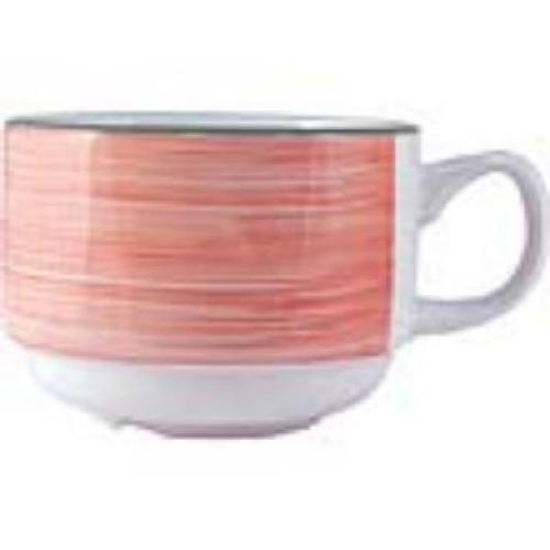 Rio Pink Slimline Stacking Cup - 20cl 7oz (Box 36) (B2B)