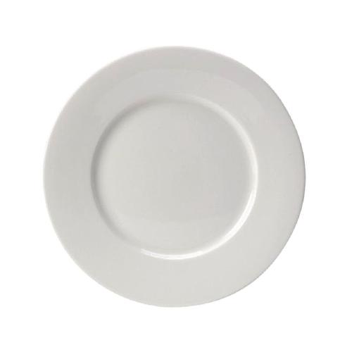 Steelite Monaco White Plate Wide Rim - 255mm 10" (Box 24) (B2B)