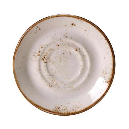 Steelite Craft Stand/Saucer Double Well Large White - 145mm (Box 36) (B2B)
