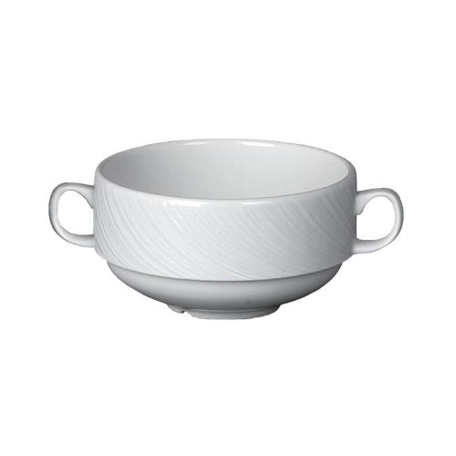Steelite Spyro Soup Cup Handled - 28.5cl 10oz (Box 36) (B2B)