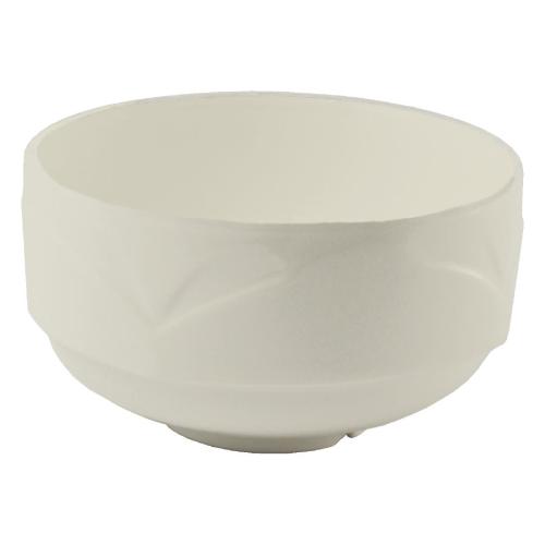 Bianco White Stacking Soup Cup Unhandled - 28.5cl 10oz (Box 36) (B2B)