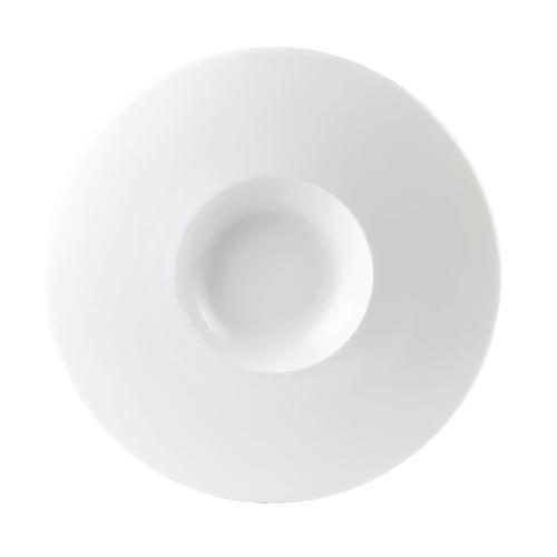 Monaco White Float Bowl - 305mm 12" Large Well 190mm 7.5" (Box 6) (B2B)