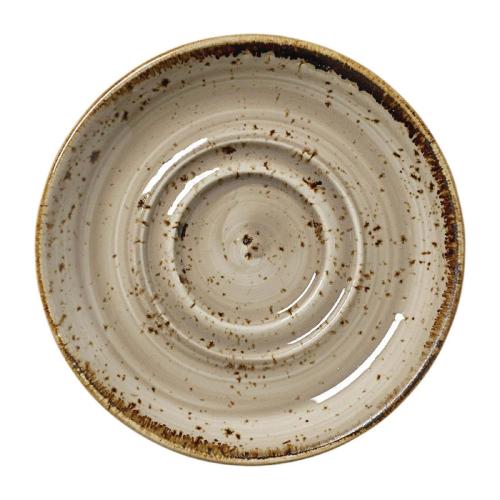 Steelite Craft Porcini Saucer Double Well Small 11.75cm (4 5/8")(Box 12)(B2B)