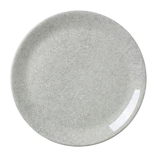 Steelite Ink Crackle Grey Coupe Plate 30cm (11 3/4") (Box 12) (B2B)