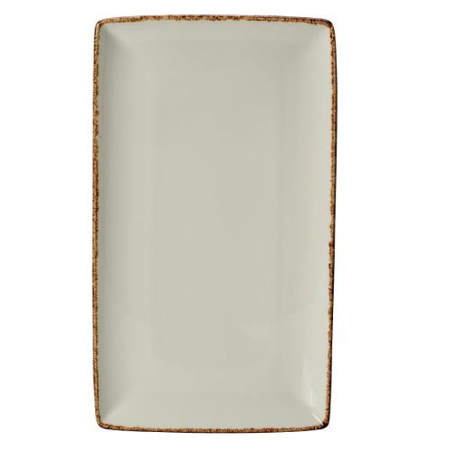 Steelite Brown Dapple Rectangle Three 33cmx19cm 12 1/2x7 1/2" (Box 6) (B2B)