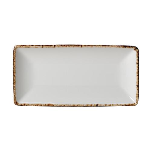 Steelite Brown Dapple Rectangle Six 20cmx10cm (8"x4") (Box 6) (Direct)