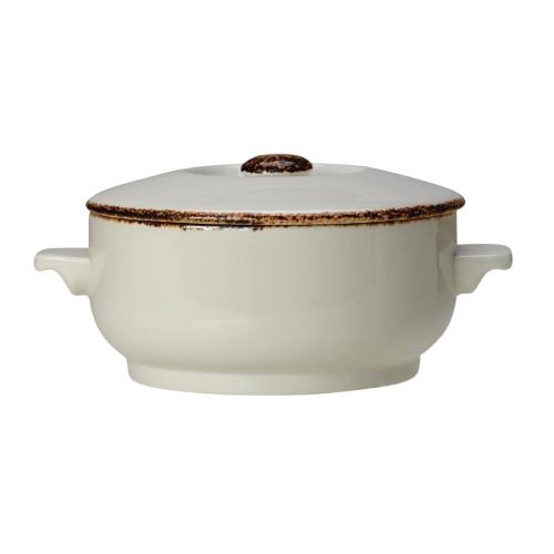 Steelite Brown Dapple Lid for Casserole B828 (Box 12) (Direct)