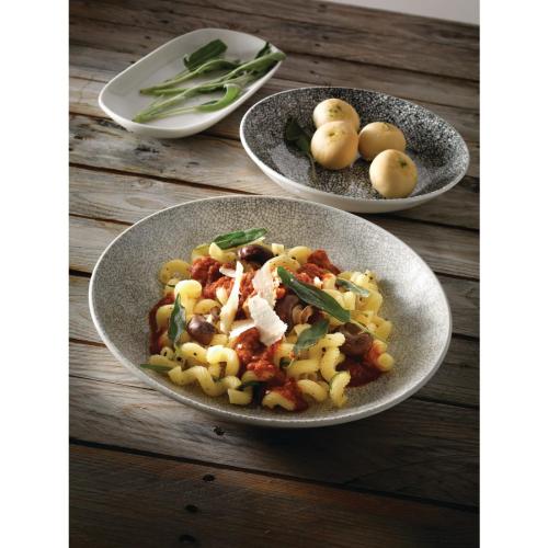 Steelite Ink Crackle Black Coupe Bowl 20.5cm (8 1/2") (Box 12) (B2B)