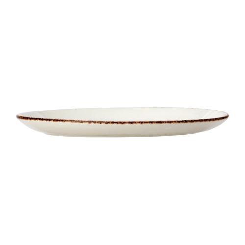 Steelite Brown Dapple Oval Coupe Plate - 28cm 11" (Box 12) (B2B)