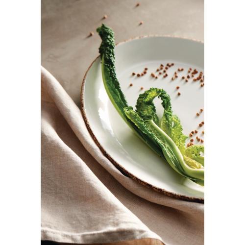 Steelite Brown Dapple Oval Coupe Plate - 305mm 12" (Box 12) (B2B)