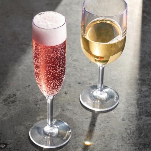 Drinique Elite Clear Champagne Flute 17cl 6oz (Box 24) (Direct)