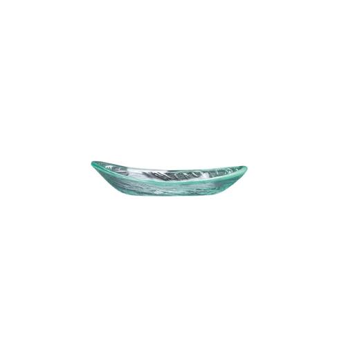 Steelite Scape Glass Clear Oval Bowl 20cm (8") Clear (Box 12) (B2B)